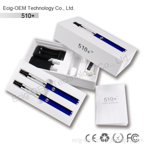 2014 Electronic Cigarette 510+ Kit Changeable Battery Blue